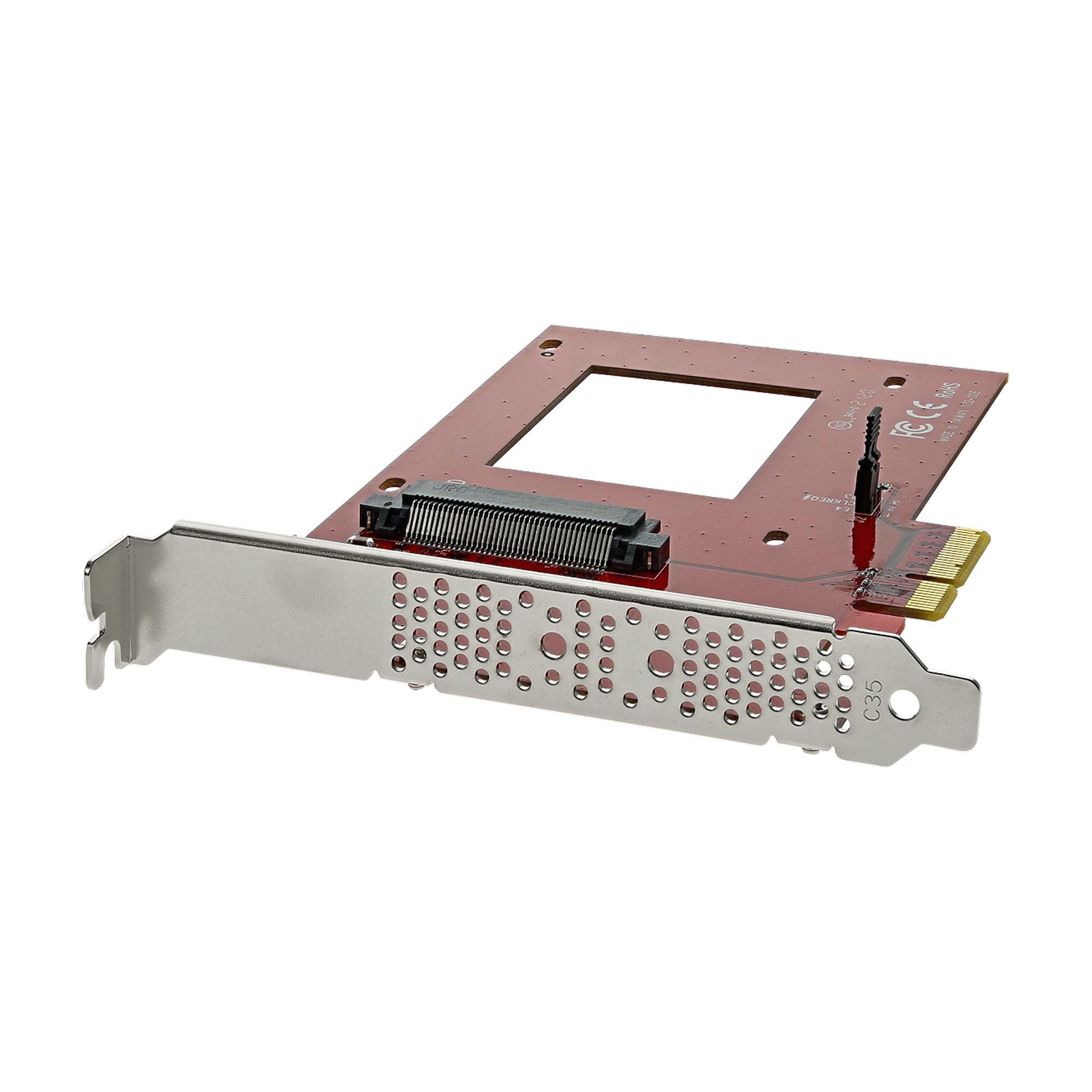NVME PCIE ADAPTER - 2.5IN U.2 - SSD SFF-8639 - X4 PCIE 3.0