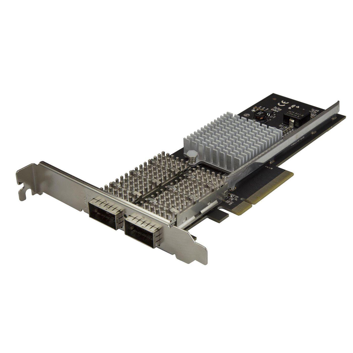 StarTech.com Scheda di rete NIC QSFP a doppia porta PCIe - PCI Express - Chip Intel XL710 (2 PORT QSFP PCIE NETWORK CARD - ADAP
