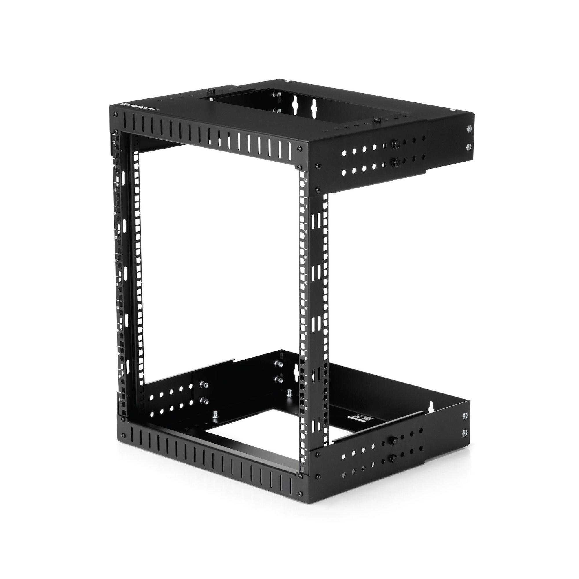StarTech.com Server Rack 12U Montabile a parete - Profondit regolabile da 30 a 50cm (WALL MOUNT RACK FOR NETWORK - SWITCH 12U