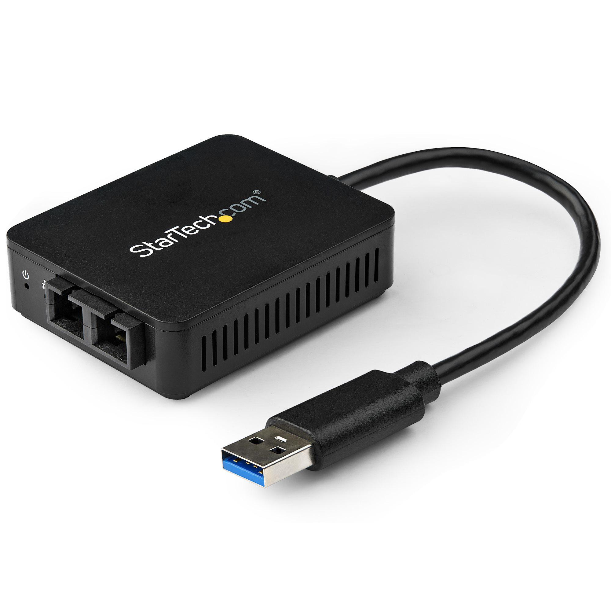 StarTech.com Convertitore da USB 3.0 a fibra ottica - 1000Base-SX SC- Multimodale - 550 m (Fiber Optic Converter USB 3 1000Base
