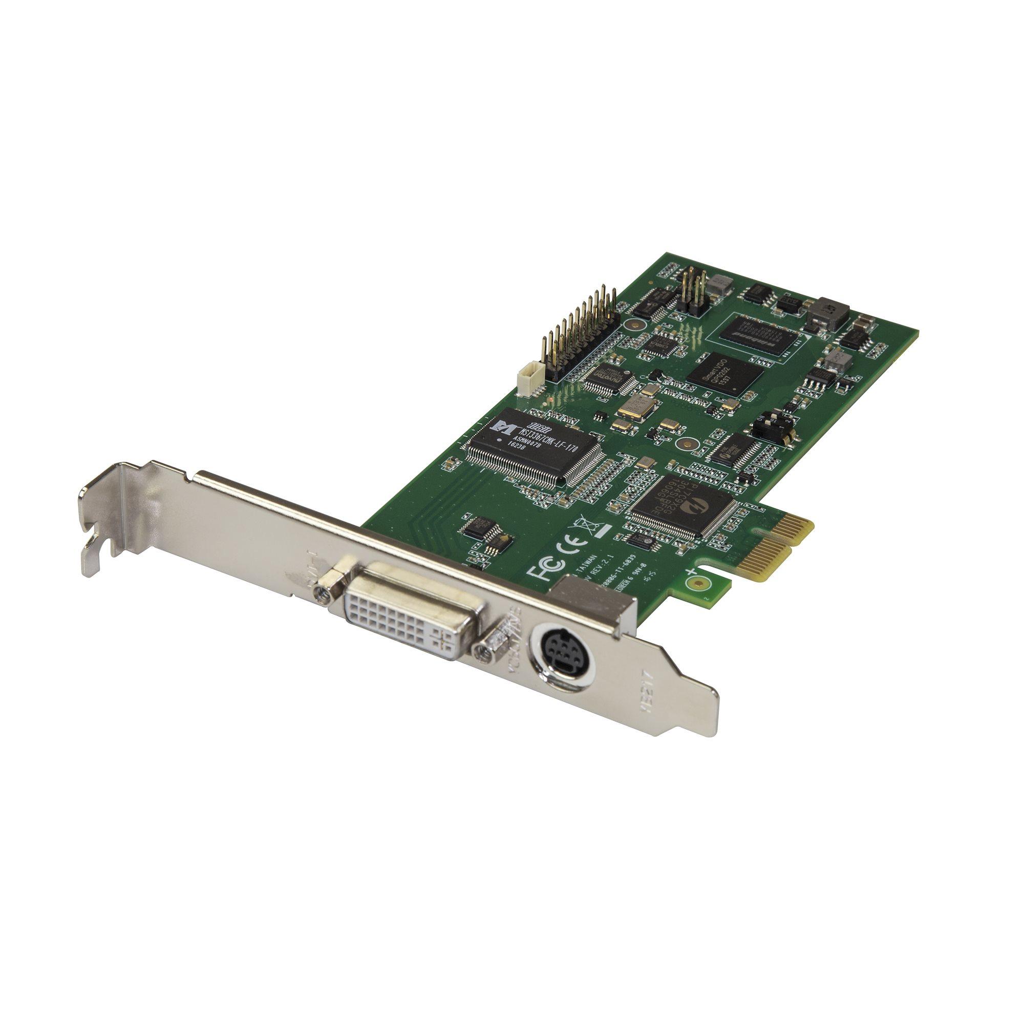 StarTech.com Scheda Acquisizione Video HD PCIe - Scheda cattura video HDMI VGA DVI o Video Component a 1080p 60 FPS (PCIE VIDEO