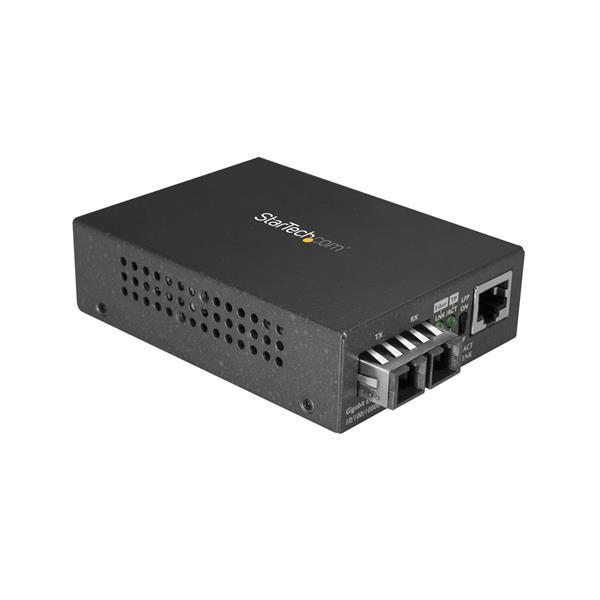 StarTech.com Convertitore Multimediale Gigabit Ethernet Gbe a Fibra SC - 1000Base-LX - Monomodale - 10Km (Media Converter - Fib