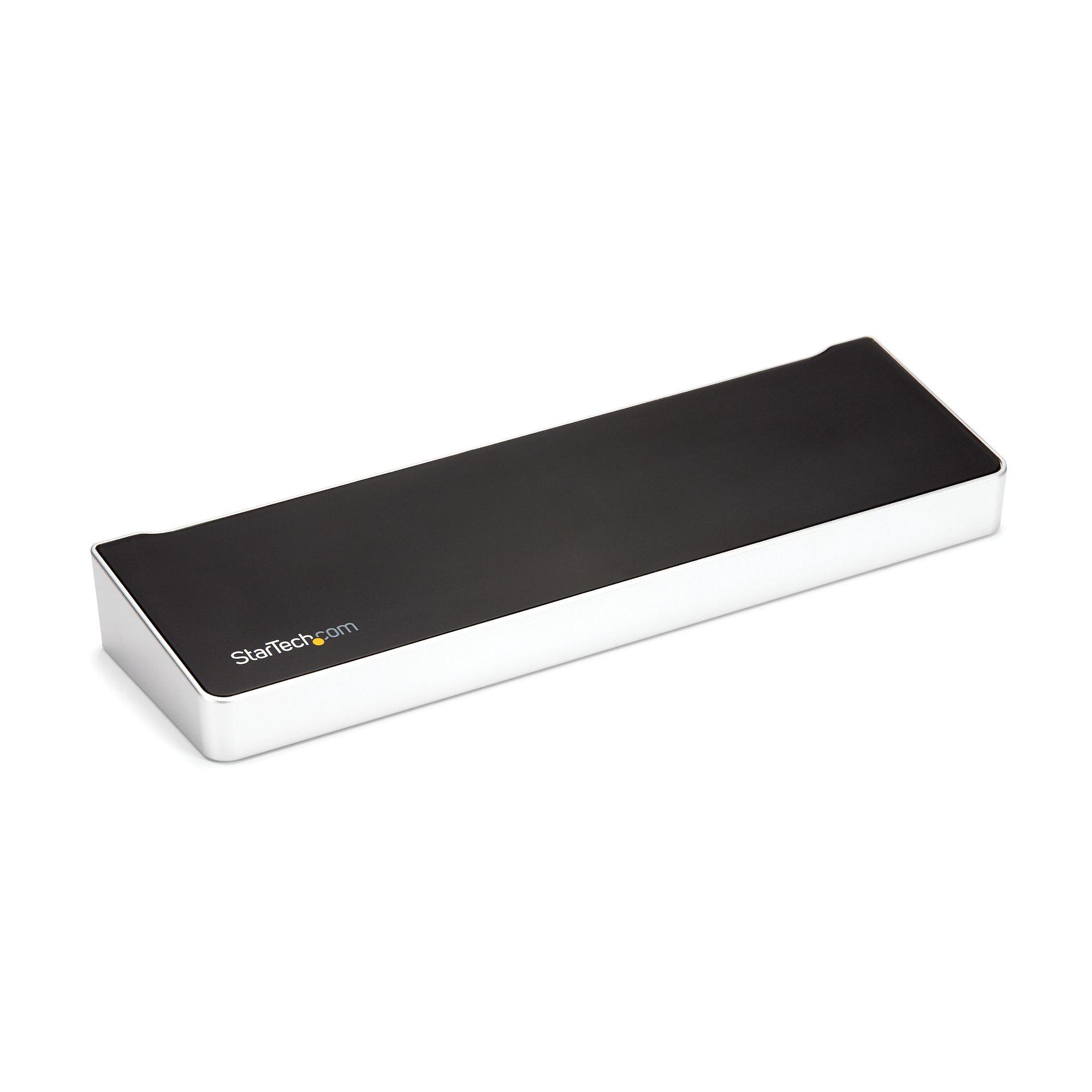 StarTech.com Docking Station USB-C per triplo monitor UHD 4K Mac e Windows Dock USB C a HDMI e DisplayPort Hub a 5 porte USB 3.