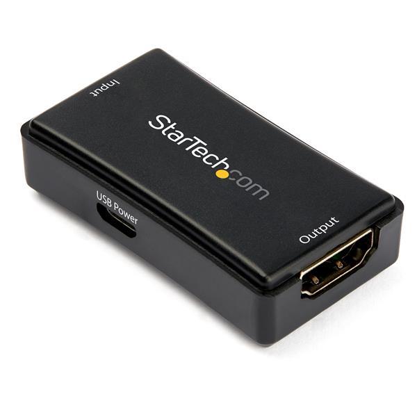 StarTech.com Booster HDMI 4K 60Hz 14 m - Alimentazione da USB - Amplificatore e Ripetitore HDMI Inline - Supporto Audio surroun