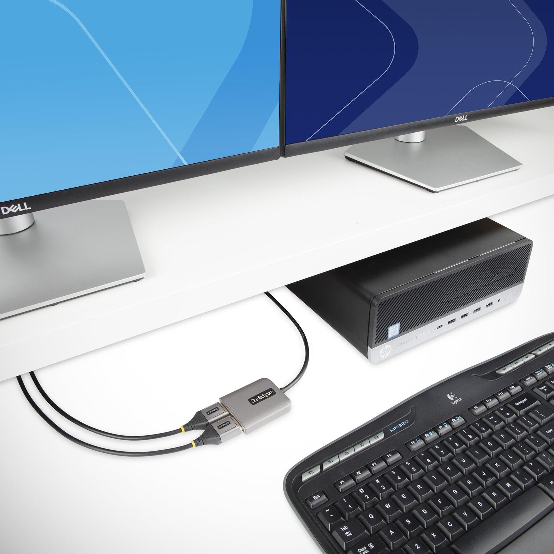 HUB MST DISPLAYPORT A 2 PORTE