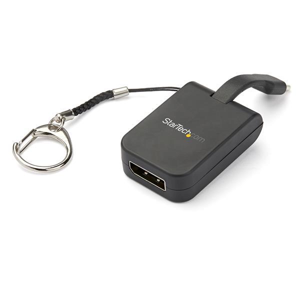StarTech.com Adattatore compatto da USB C a DisplayPort 1.4 - 8K 60Hz/4K Convertitore video da USB-C a DP con portachiavi ad an