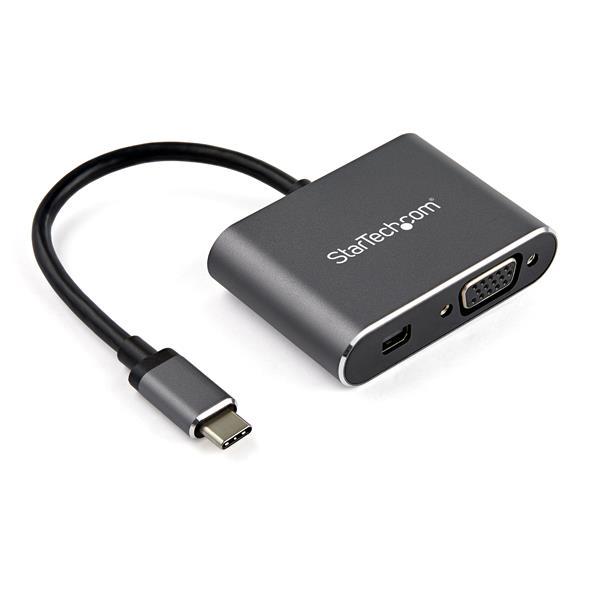 StarTech.com Adattatore video multiporta USB-C - Mini DisplayPort o VGA - 4K 60 Hz (USB C TO MDP OR VGA ADAPTER - VGA OR MINI D