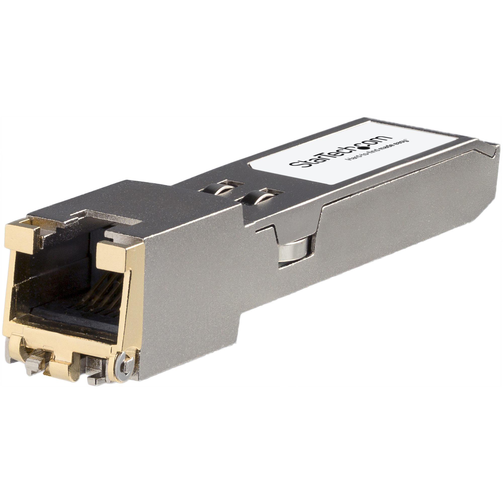 StarTech.com Modulo ricetrasmettitore SFP compatibile con HPE JL563A - 100/1000/10000BASE-TX (HP JL563A COMP - - SFP MODULE - C