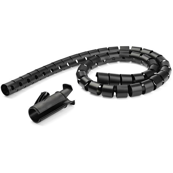 StarTech.com Guaina di gestione cavi da 15 m - A spirale - Diametro 25 mm (SPIRAL CABLE MANAGEMENT SLEEVE - 25MM X 1.5M /1X 4.9