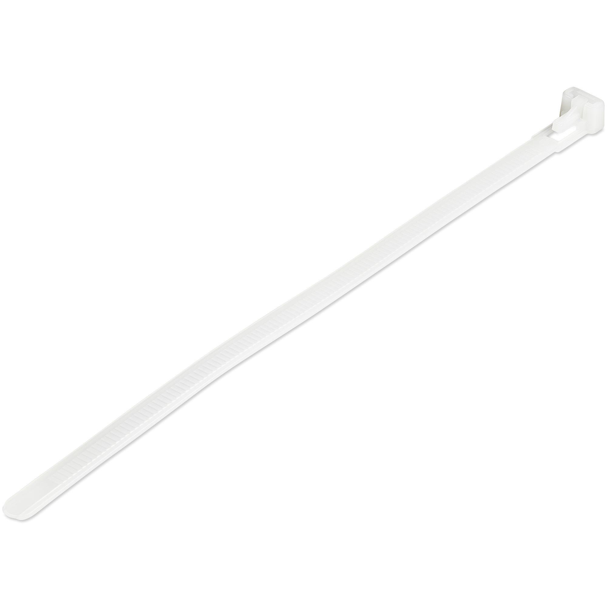 StarTech.com Fascette fermacavo riutilizzabili da 20 cm - 7 mm di larghezza 50 mm di diametro del fascio e resistenza alla traz