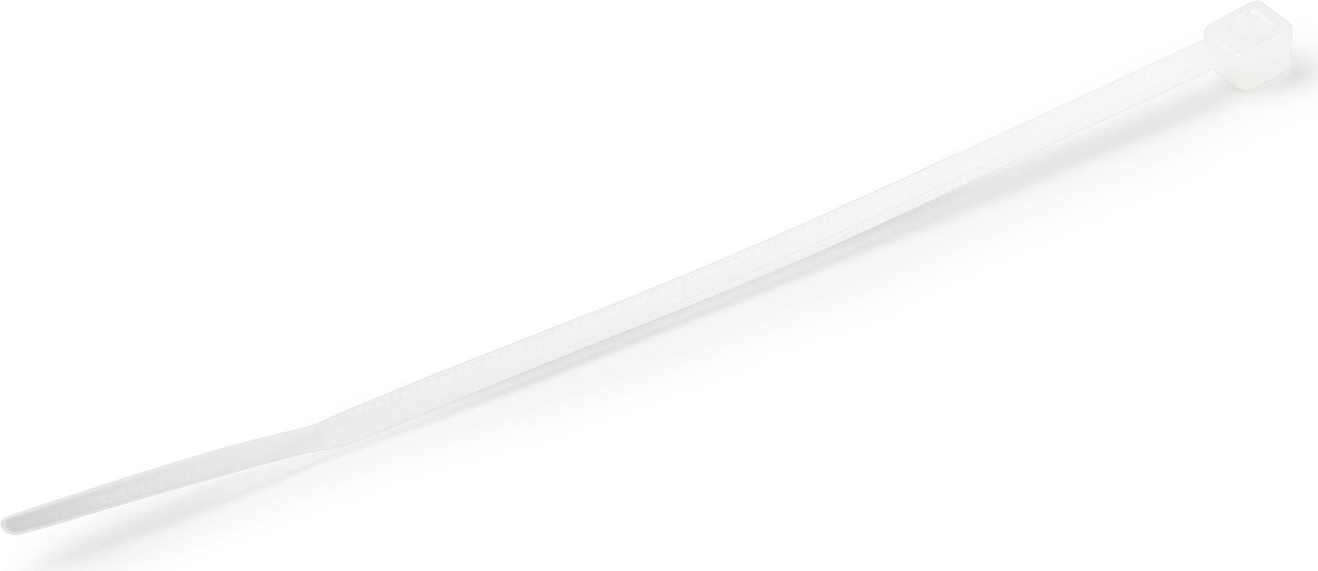 StarTech.com Fascetta Fermacavi da 10cm - Fascetta in Plastica Stringicavo Larga 2mm Diametro del Fascio 22mm Resistenza alla T