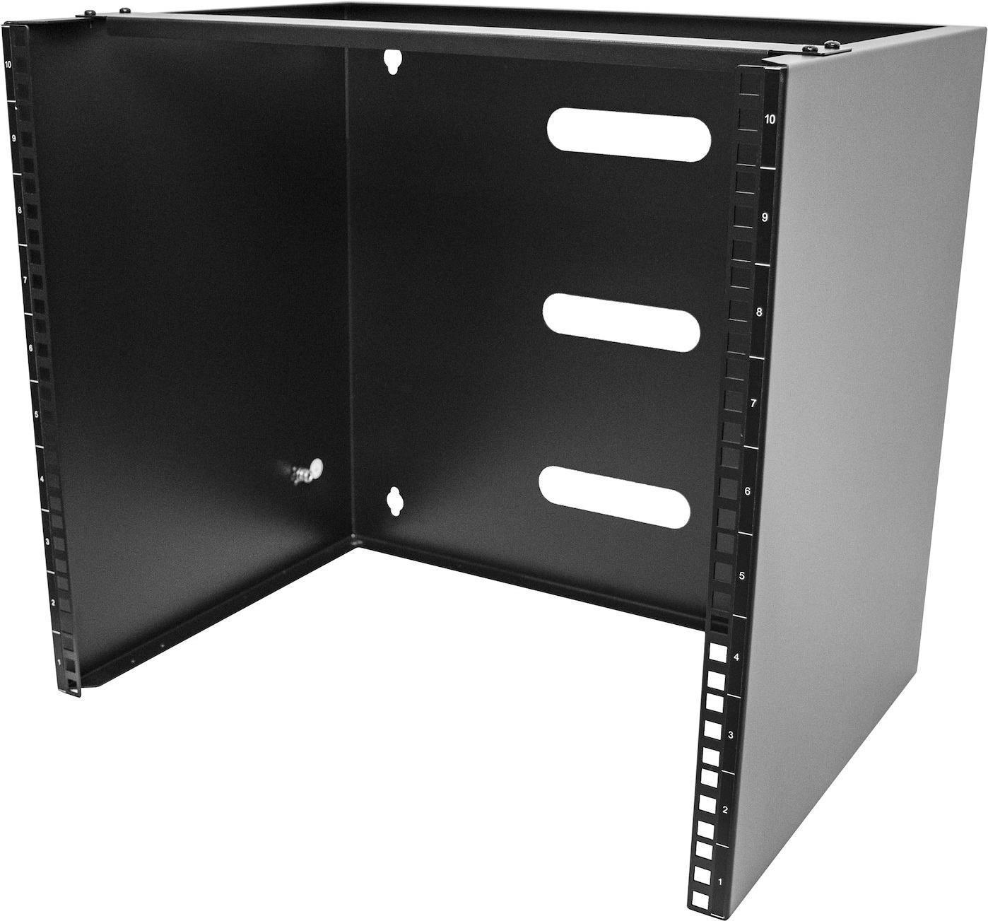 StarTech.com -10U-14-BRACKET rack Da parete Nero (10U WALL-MOUNT BRACKET - 19 WIDE PATCH PANEL/SWITCH)
