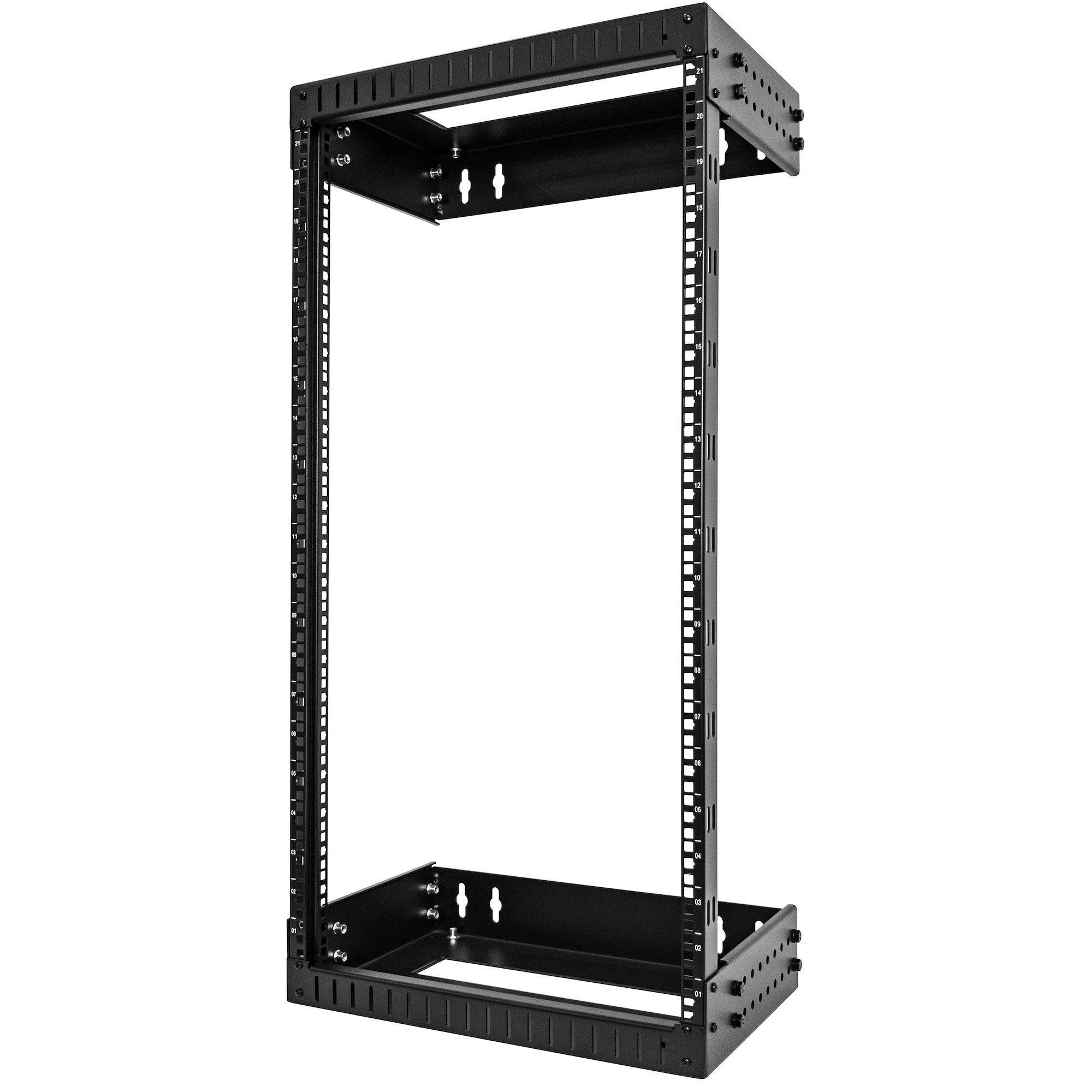 StarTech.com Armadio Rack a Muro 19 21U - Armadio di rete/Quadro rack 19 pollici a profondit regolabile 30-50cm - Resistente S