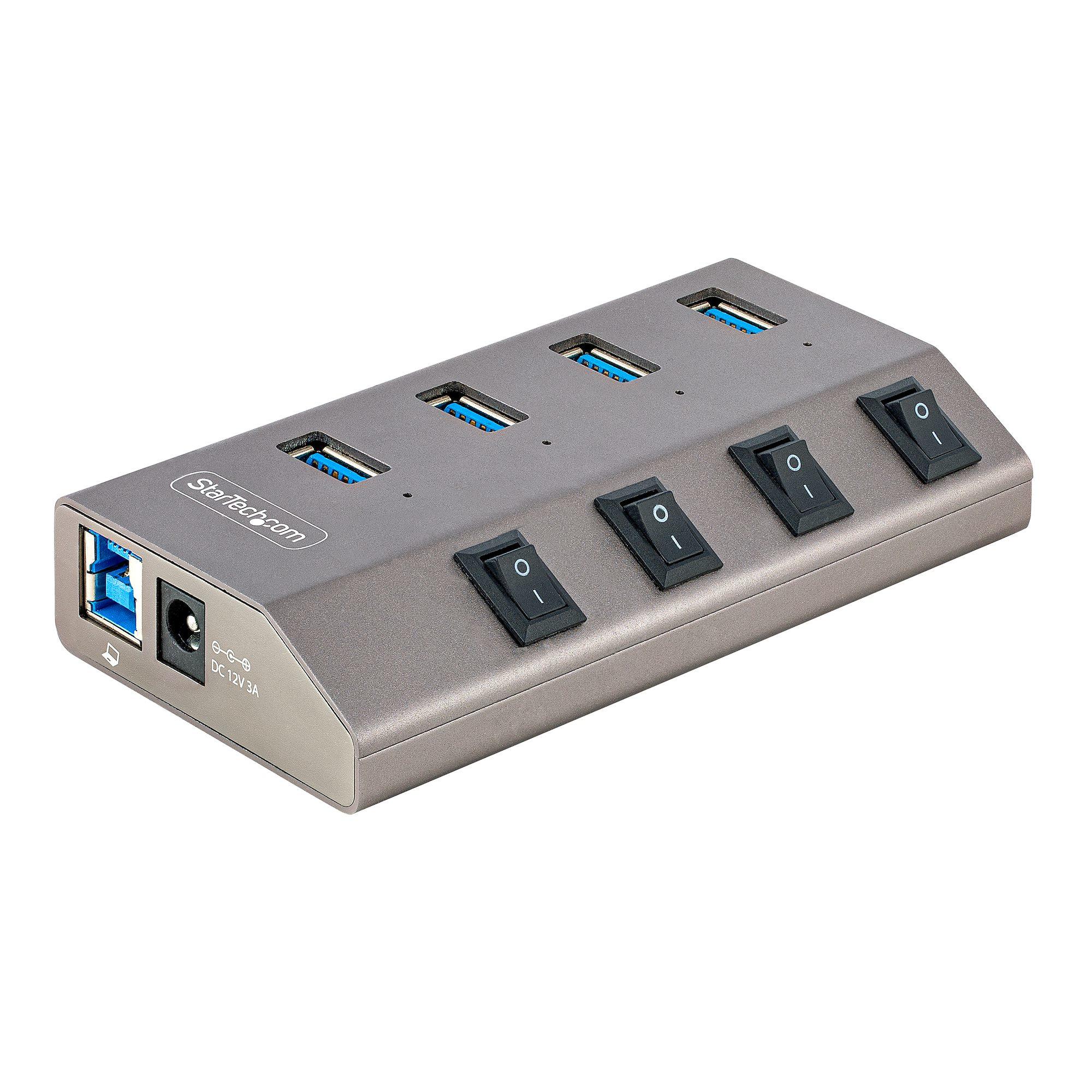 HUB USB-C AUTOALIMENTATO 4 PT