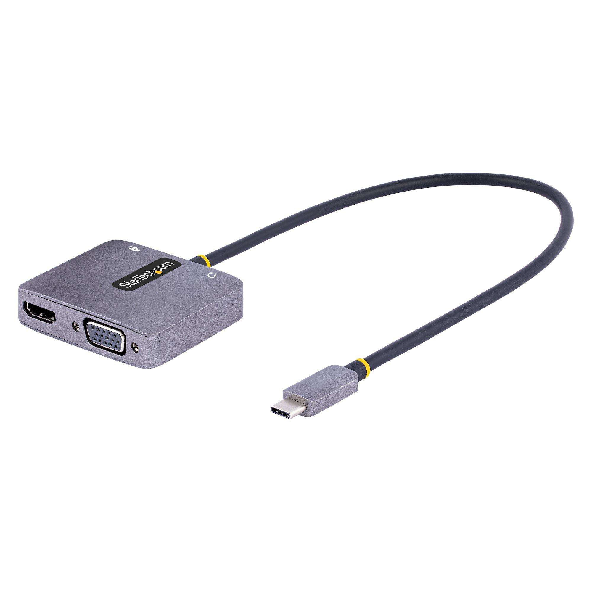 ADATTATORE USB-C VGA/HDMI 4K