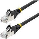 StarTech.com Cavo Ethernet CAT 6a - 15m - Nero - Cavo di rete LAN Low Smoke Zero Halogen LSZH - 10GbE 500MHz 100W PoE - Filo/Ca