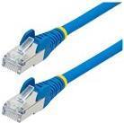 StarTech.com Cavo Ethernet CAT 6a - 1m - Blu - Cavo di rete LAN Low Smoke Zero Halogen LSZH - 10GbE 500MHz 100W PoE - Filo/Cavo