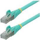 StarTech.com Cavo Ethernet CAT 6a - 7m - Acqua - Cavo di rete LAN Low Smoke Zero Halogen LSZH - 10GbE 500MHz 100W PoE - Filo/Ca