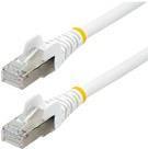 StarTech.com Cavo Ethernet CAT 6a - 7m - Bianco - Cavo di rete LAN Low Smoke Zero Halogen LSZH - 10GbE 500MHz 100W PoE - Filo/C