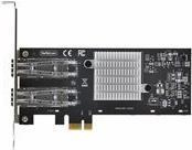 StarTech.com Scheda di Rete SFP GbE a 2 Porte PCIe 2.1 x1 Intel I210-IS Controller 1GbE 1000BASE rame/fibra ottica NIC Gigabit