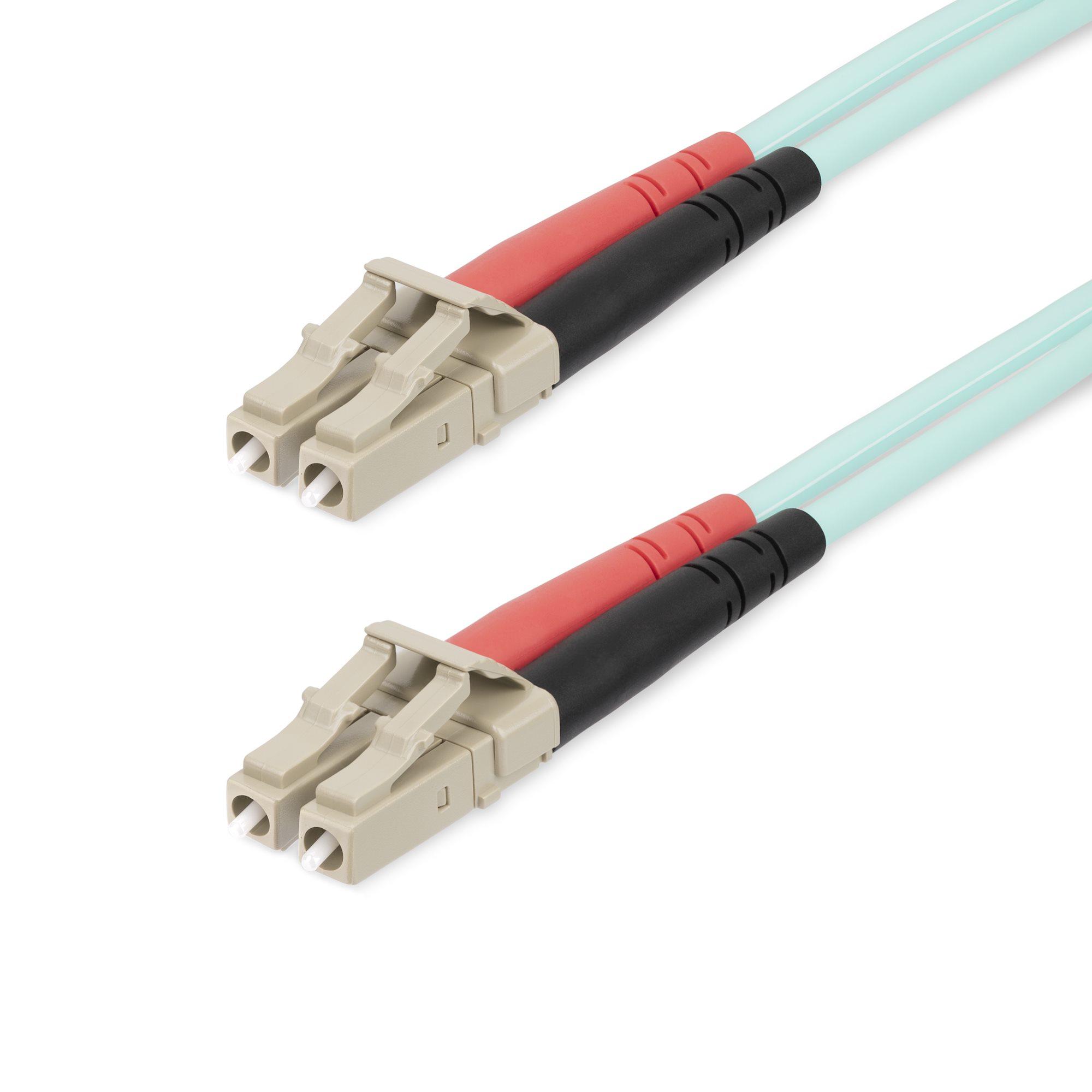 StarTech.com Cavo in Fibra Ottica Multimodale OM4 LC/LC UPC da 20 m Fibra LOMMF/VCSEL da 50/125 m reti 100G Cavo Ottico con Bas