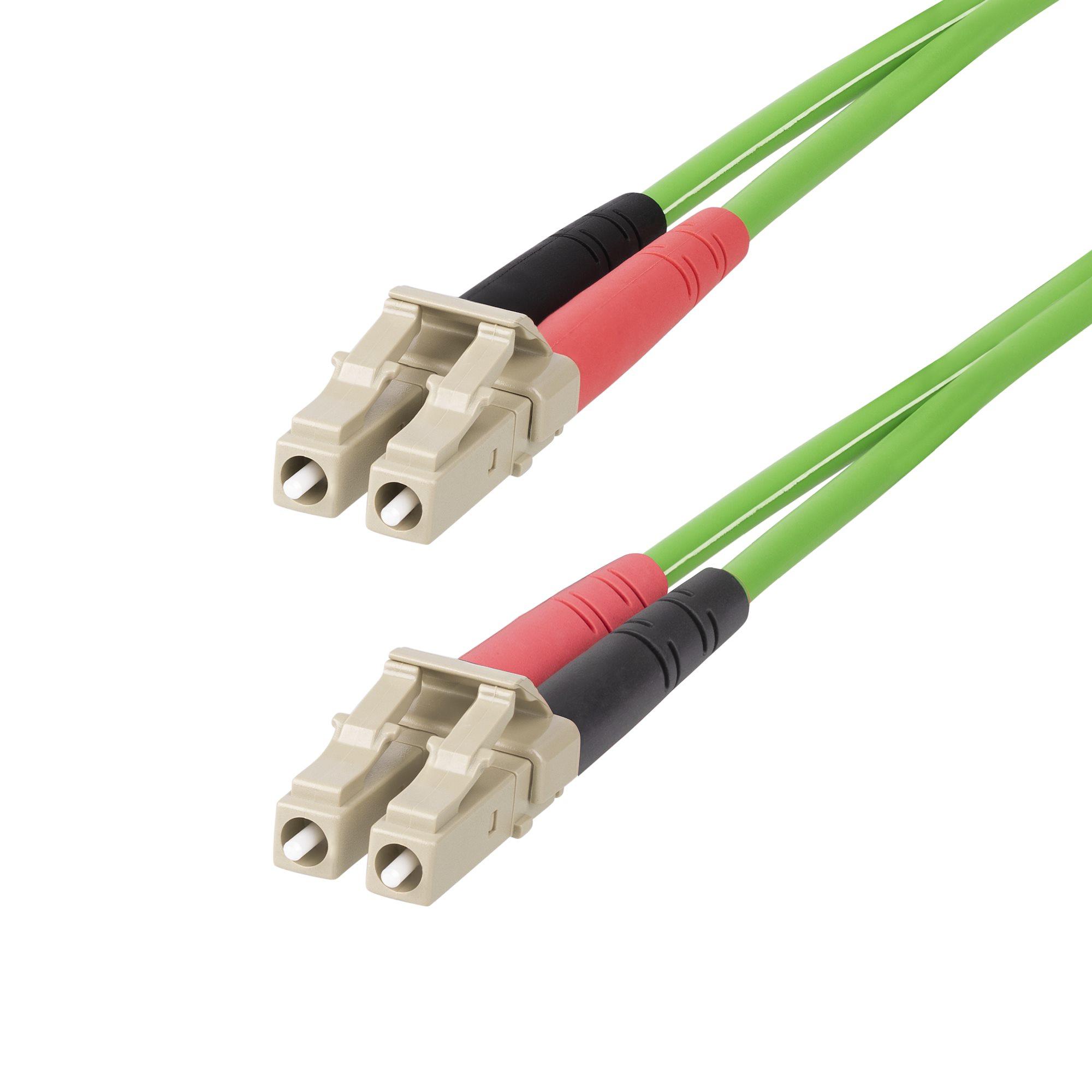 StarTech.com Cavo in Fibra Ottica Multimodale da LC a LC (UPC) OM5 da 7m Cavo Patch Duplex LOMMF 50/125m VCSEL 40G/100G Insensi