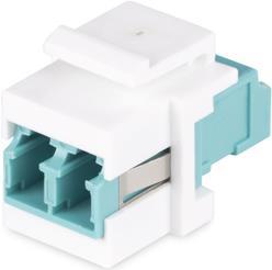StarTech.com DMFKSLCLCCOUPLER adattatore di fibra ottica LC 1 pz Bianco (LC Fiber Coupler LC/UPC Keystone)