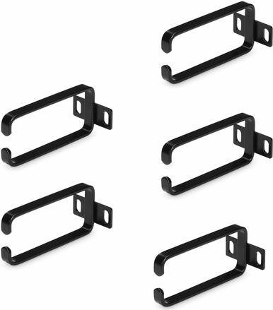 StarTech.com Ganci a D 1U per la gestione verticale dei cavi Cable Manager per server/armadi rack 19 gancio per cavi di rete an