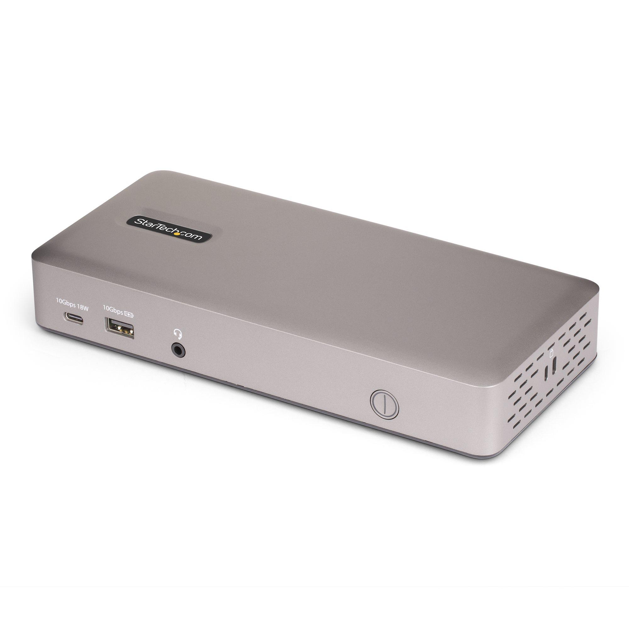 StarTech.com 150UE-USB4DOCKTRIPLE replicatore di porte e docking station per laptop Cablato USB4 Grigio