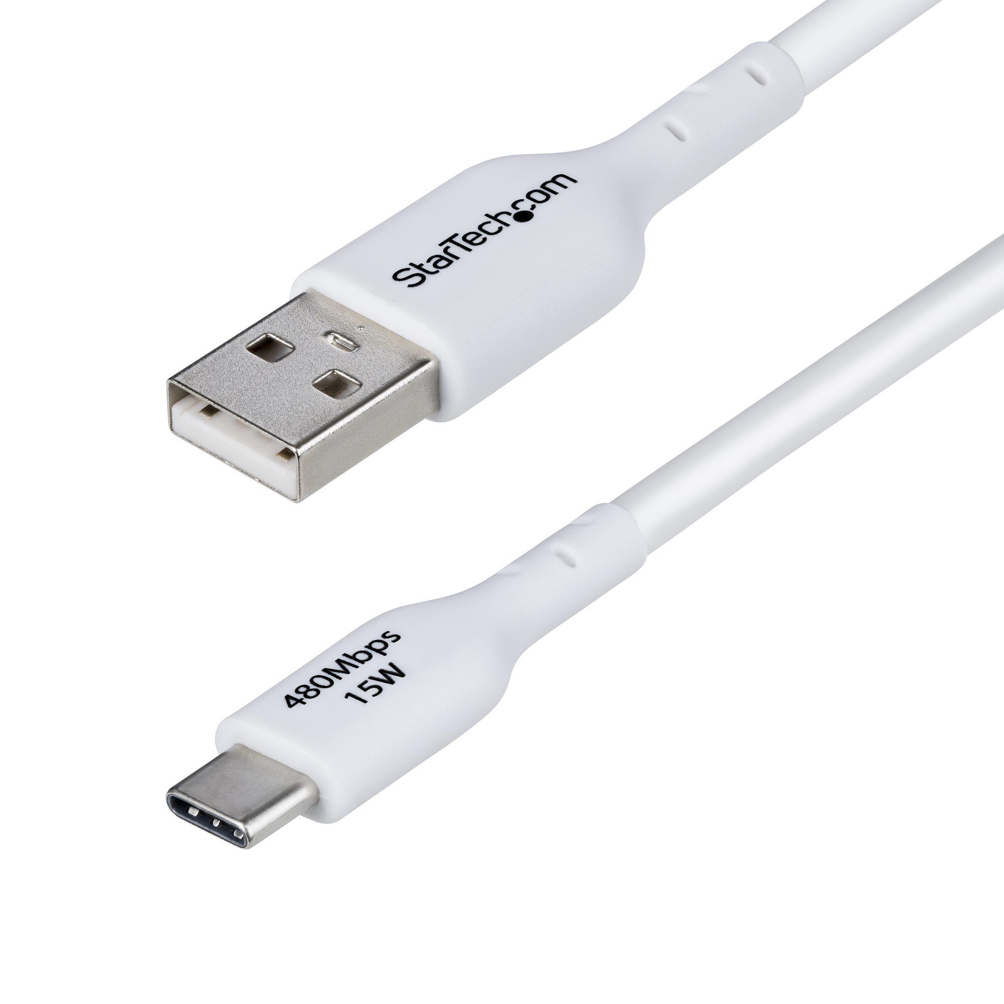 StarTech.com Cavo di Ricarica USB-A a USB-C da 3m - Cavetto di Carica Rapida USB-A a Type-C da 3A Cavo per Trasferimento Dati U