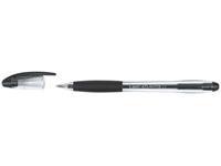 Penna a sfera retrattile Bic Atlantis Classic - Punta da 1 mm - Corpo trasparente con impurit - Colore nero