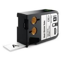 DYMO Tubo termoretraibile continuo (Dymo 1868810 XTL 12mm x 2.7m Roll Heat-Shrink Tube Black on White)