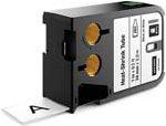 DYMO Tubo termoretraibile continuo (Dymo 1868811 XTL 24mm x 2.7m Roll Heat-Shrink Tube Black on White)