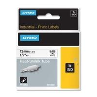 DYMO RhinoPRO Heat shrink tubes nastro per etichettatrice D1 (Dymo Rhino Industrial Heat Shrink Tube 12mmx1.5m Black on White 1