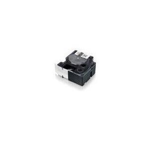 DYMO 24mm RHINO Self-Laminating Vinyl tape nastro per stampante (Dymo 1734821 24mm Black on White Self Laminating Tape - S07738