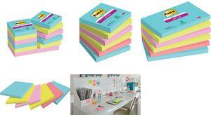 Post-itÃ‚Â® foglietti adesivi Super Sticky Cosmic colori assortiti