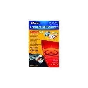 Fellowes 5306302 100pezzo[i] pellicola per plastificatrice (LAM POUCH 54X86MM 125MIC 100PK)