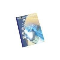 Fellowes Prestige - Copertina per rilegatura termica - 3 mm - A4 (210 x 297 mm) - 150 micron - Blu - 220 g/m2 - 100 pz. (53176)