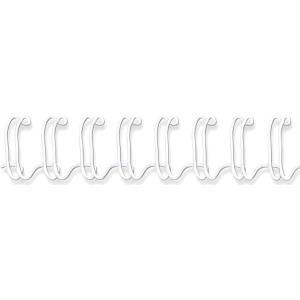 Fellowes 53258 accessori per la rilegatura (Fellowes Binding Wire Element A4 8mm 34 Loop White [Pack 100] 53258)