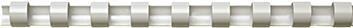 Fellowes 53462 accessori per la rilegatura (Fellowes 53462 12mm White Plastic Comb)