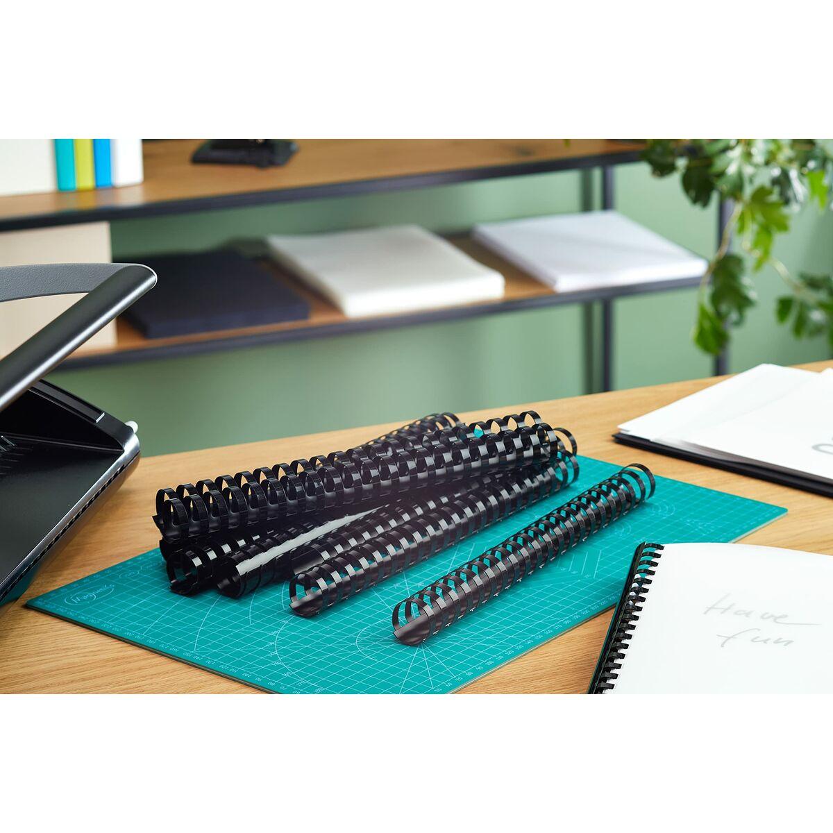 Spirali per Rilegatura Fellowes 5348504 50 UnitÃƒÂ  Nero PVC ÃƒËœ 25 mm