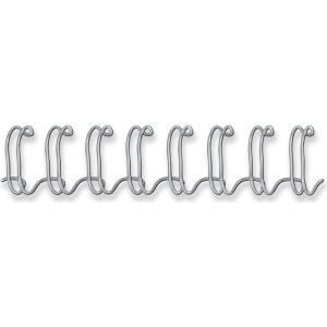 Fellowes 54450 cartellina Argento 100 pz (Fellowes 54450 6mm Silver Wires)