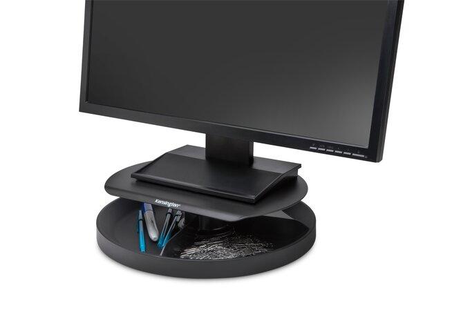 Kensington Supporto per monitor Spin2 SmartFit - Nero (SPIN2 MONITOR STAND BLACK)