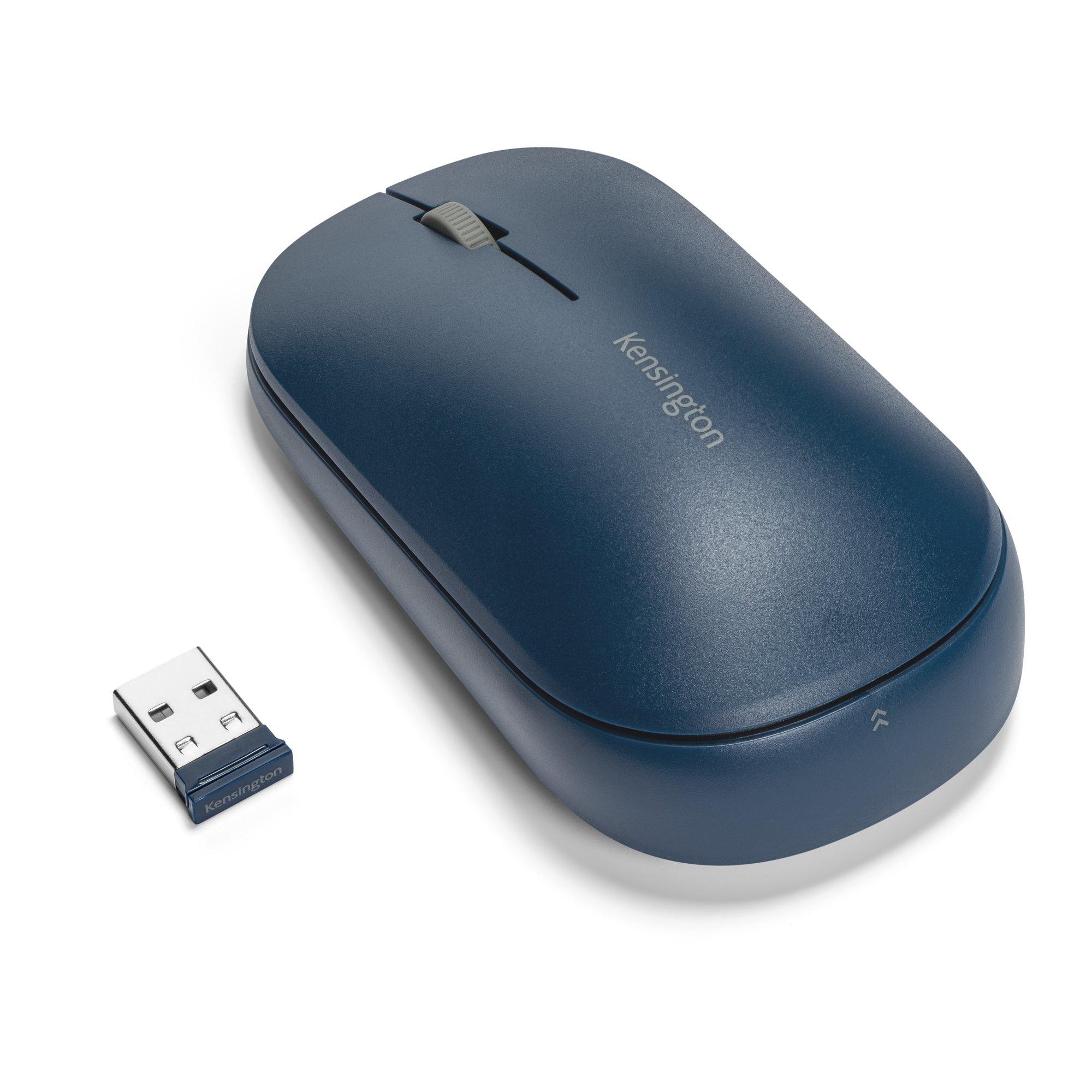 Kensington Mouse wireless doppio SureTrack- Blu (Kensington SureTrack Dual Wireless Mouse Blue)