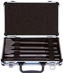 Makita - set di scalpelli - piatto a punta a vanga - 5 pezzi - SDS-max - lunghezza 250 mm (D-42379)