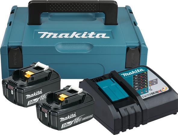 Kit alimentazione 197952-5 18Volt MAKPAC Gr.1 2x batteria agli ioni di litio 3Ah