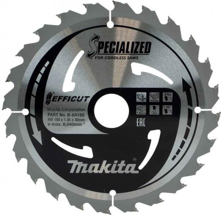 Lama per sega circolare Makita EFFICU.Sawb.190x30x24Z