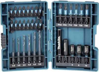 Set di punte per cacciavite e portapunte Makita Impact Black