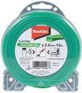 Filo falciante Makita Four-Leaf 2,0 mm x 15 m verde