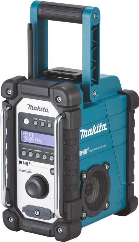 Produkttyp DAB-Baustellenradio Schutz Staubgeschtzt feuchtigkeitsbestndig Lautsprecher 2 x Lautsprecher - eingebaut - 3.5 Wat